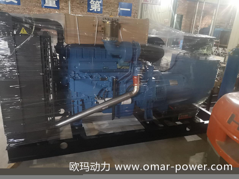 長葛某學校一套300KW智能開架式玉柴發電機組