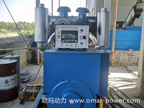 滎陽污水處理廠   800KW上柴開架式發電機組